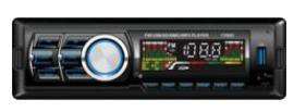 لوحة ثابتة مشغل MP3 جهاز إرسال FM صوت قابل للفصل مشغل MP3 للسيارة