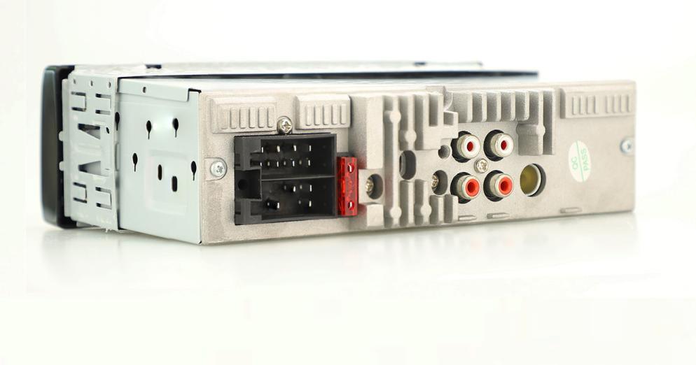 مشغل لوحة ثابتة للسيارة ستيريو فيديو للسيارة صوت متعدد الألوان مشغل MP3 للسيارة DIN FM مع USB مزدوج