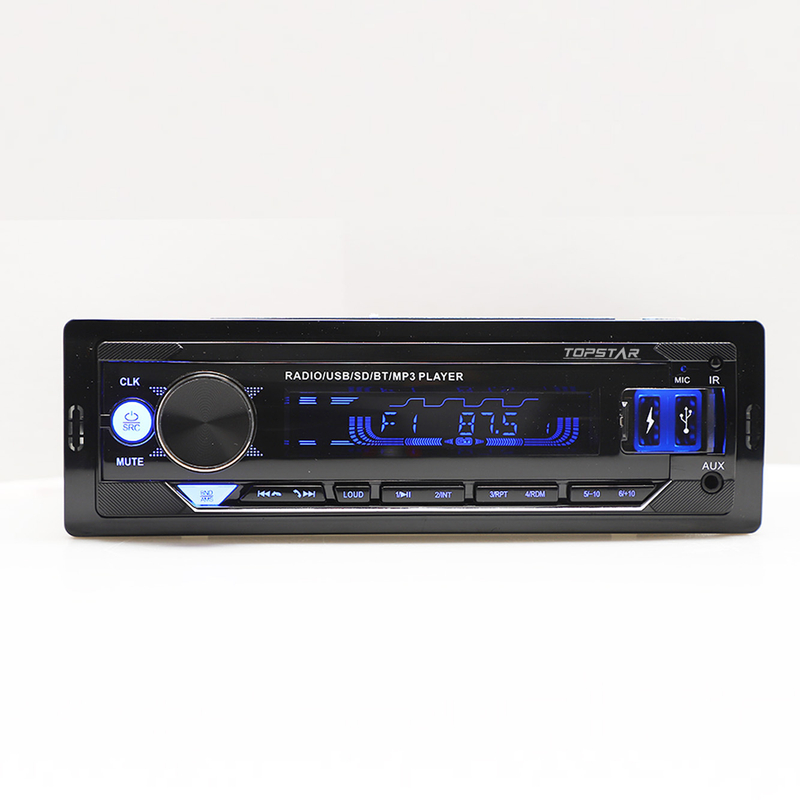 عالية الجودة راديو السيارة لوحة ثابتة لاعب سيارة ستيريو سيارة فيديو متعدد الألوان سيارة مشغل MP3