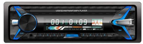 مشغل MP3 للسيارة قابل للفصل Ts-3250d عالي الطاقة