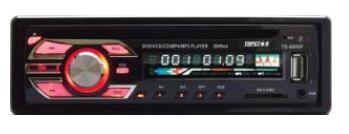 مشغل DVD للسيارة بلوحة ثابتة DIN واحد Ts-6005f
