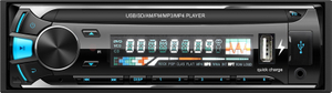 مشغل MP3 للسيارة ستيريو واحد DIN لوحة ثابتة مشغل MP3 للسيارة مع 2 USB