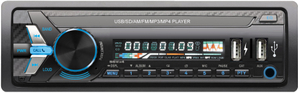 مشغل MP3 للسيارة بلوحة ثابتة مع USB مزدوج