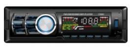 لوحة ثابتة مشغل MP3 جهاز إرسال FM صوت قابل للفصل مشغل MP3 للسيارة