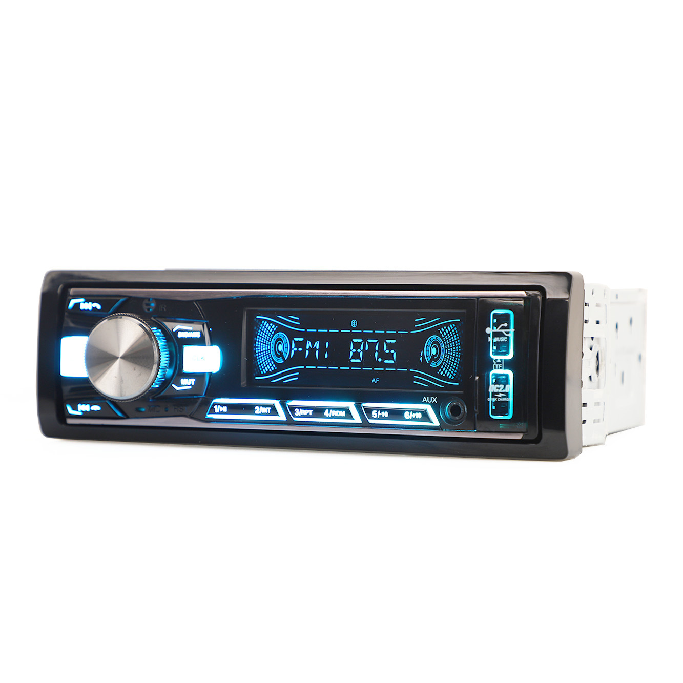 مشغل MP3 بلوحة ثابتة للصوت التلقائي، مشغل صوت ستيريو للسيارة، مشغل سيارة DIN واحد
