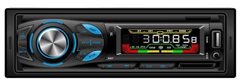 مشغل MP3 للسيارة بلوحة ثابتة Ts-8011f عالي الطاقة