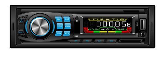 مشغل MP3 للسيارة بلوحة ثابتة Ts-8013fb مع بلوتوث