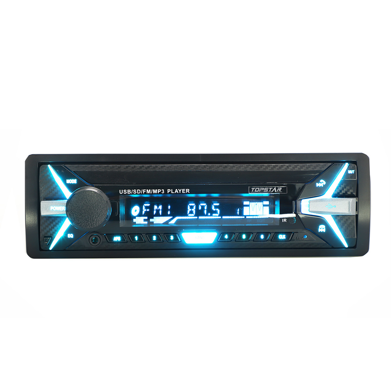مشغل MP3 للسيارة ومشغل MP3 بشاشة LCD ومشغل LCD للسيارة ستيريو DIN واحد