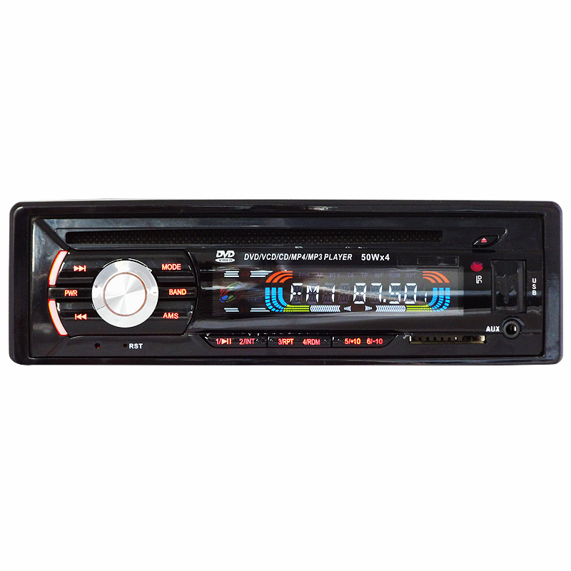 مشغل فيديو للسيارة MP3 للسيارة One DIN لوحة ثابتة مشغل DVD للسيارة