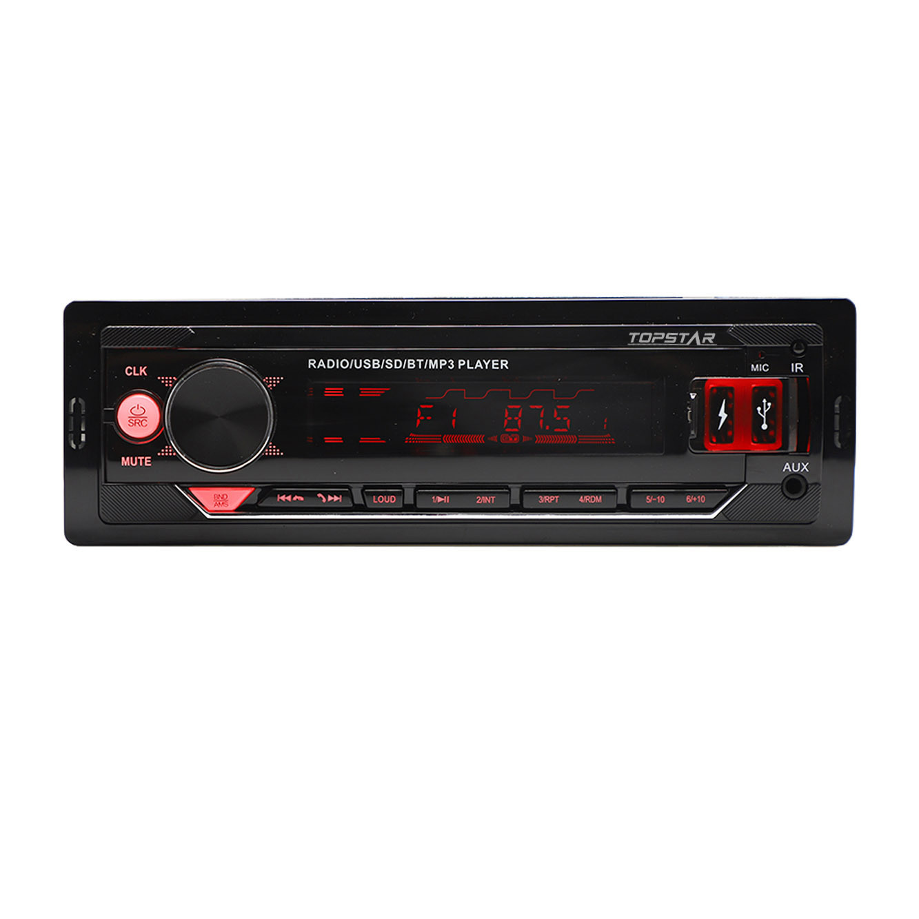 عالية الجودة راديو السيارة لوحة ثابتة لاعب سيارة ستيريو سيارة فيديو متعدد الألوان سيارة مشغل MP3