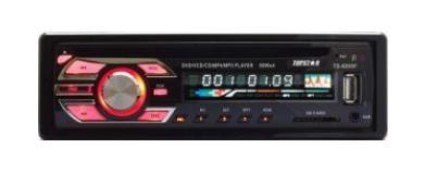 مشغل DVD للسيارة بلوحة ثابتة DIN واحد Ts-6005f