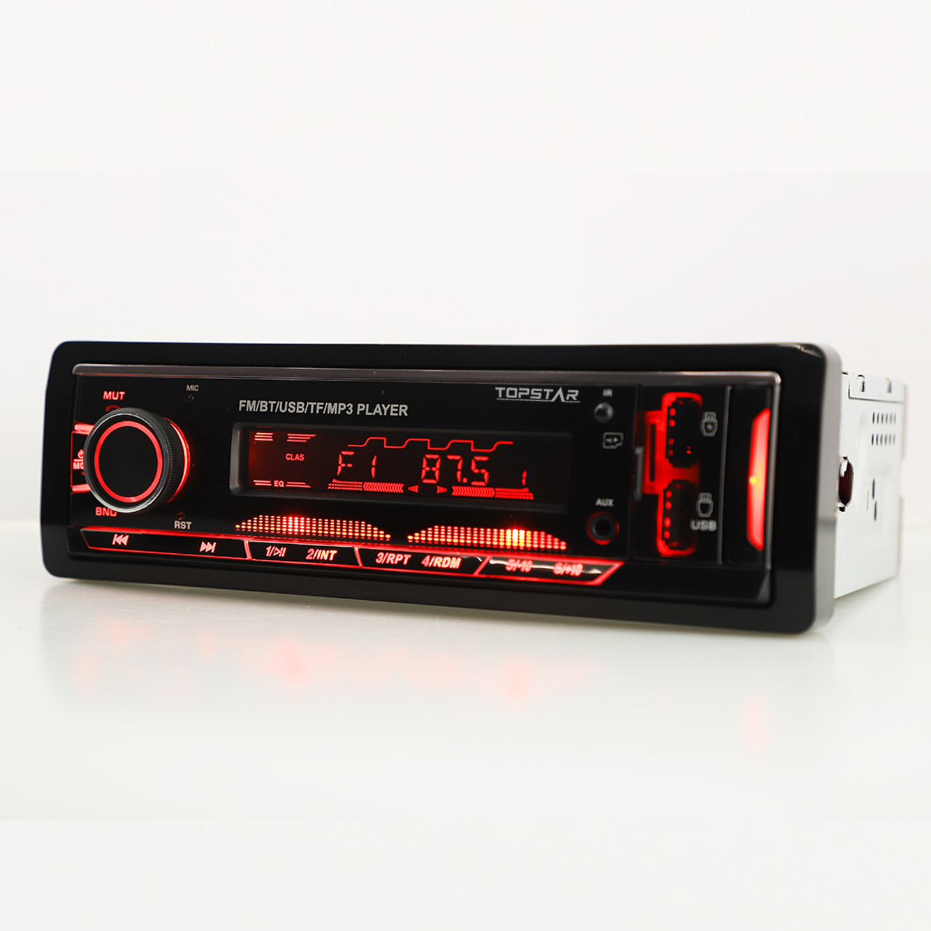 السيارات الصوت والفيديو الصوت راديو السيارة لوحة ثابتة لاعب سيارة ستيريو مشغل MP3 سيارة فيديو صوت السيارة اكسسوارات السيارات متعدد الألوان سيارة مشغل MP3