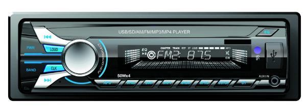 مشغل MP3 إلى ستيريو السيارة مشغل MP3 للسيارة قابل للفصل بلوحة DIN واحدة