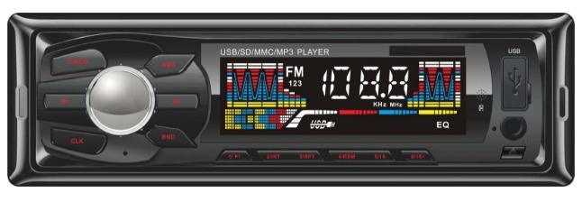 لوحة قابلة للفصل مشغل MP3 للسيارة