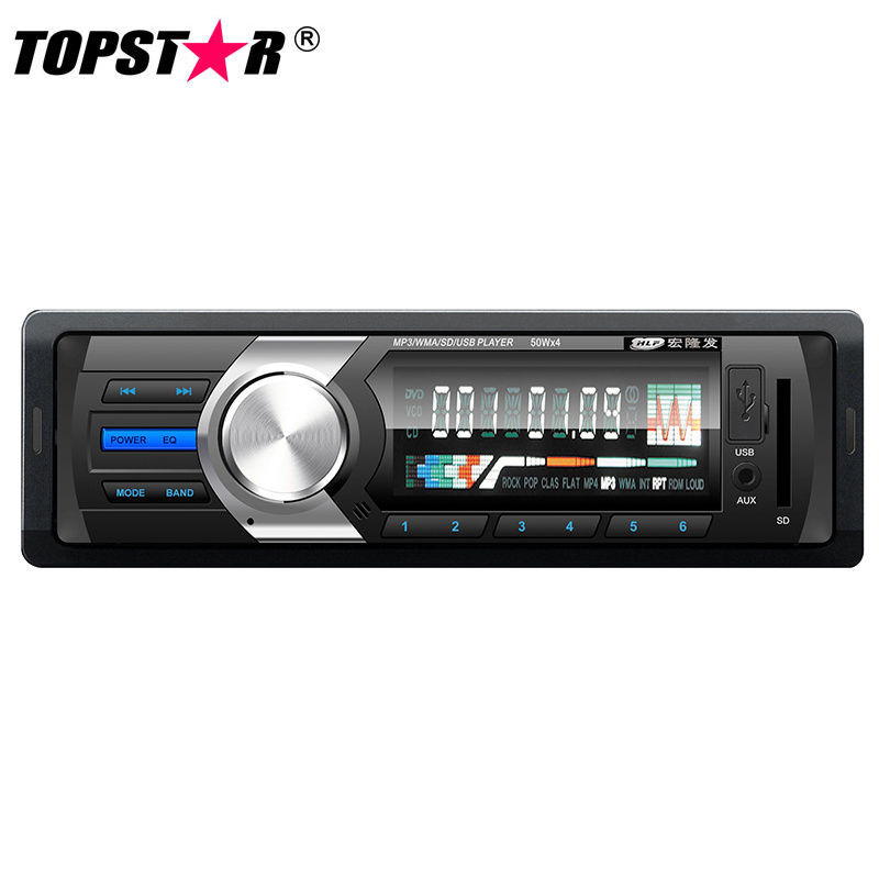 راديو السيارة لوحة ثابتة مشغل MP3 للسيارة DIN مع مخرج Pre-AMP