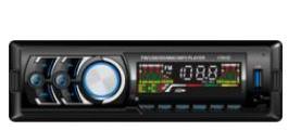 مشغل LCD للسيارة مجموعات صوت السيارة مشغل MP3 للسيارة قابل للفصل بلوحة DIN واحدة