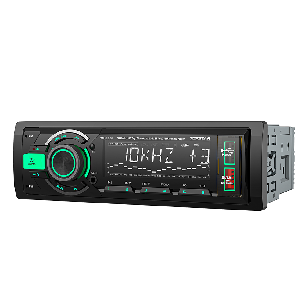 مشغل MP3 صوتي للسيارة مزود بتقنية البلوتوث