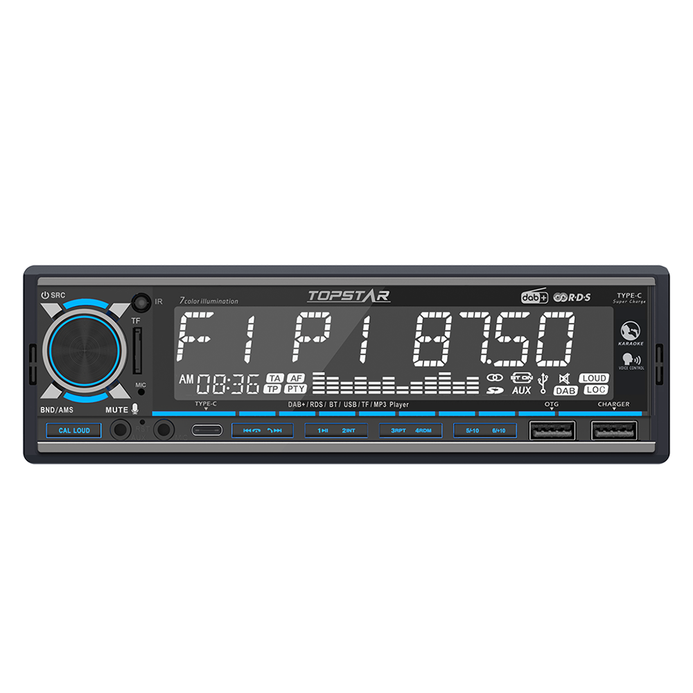 مشغل MP3 للسيارة مع وظيفة الراديو ومنفذ USB مزدوج